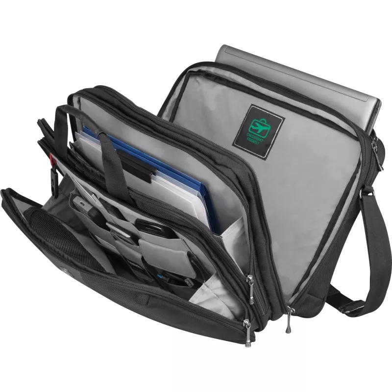 Wenger/SwissGear Legacy 17 portfeļa soma 43.2 cm (17 inch) Melna, Pelēka