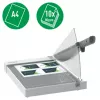 Leitz Precision Home Office papīra griezējs A4, 10 loksnes, manuāla skava, nerūsējošais tērauds, A4, 80 g/m², antracīts