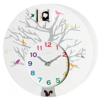 NeXtime klok 2998wi Dzegužpulkstenis apaļš, 30x10 cm, sienas, balts