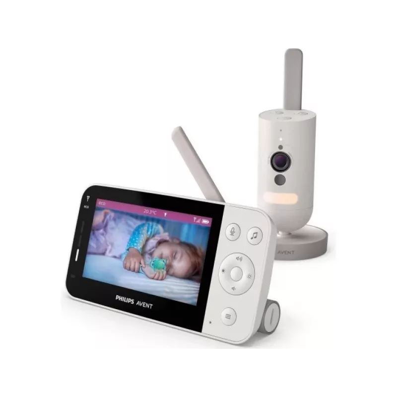 Philips AVENT SCD953/26 video bērnu monitors 400 m Wi-Fi Pelēks, Balts