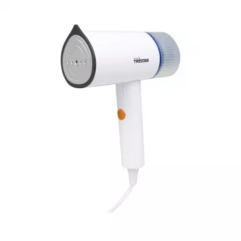 Rokas tvaika gludeklis Tristar ST-8960 — 1200 W, 0.11 L tvertne, 20 g/min tvaiks, salokāms rokturis, balts