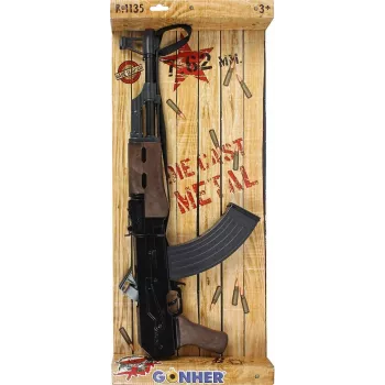 Pulio Metal Commando šautene Gonher – metāla bultu rotaļu šautene, modelis 1551135/6