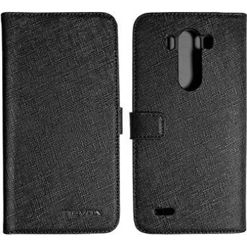 Nevox ORDO Flip maciņš mobilajam telefonam - PU mākslīgā āda - Pelēks, Melns - LG G3
