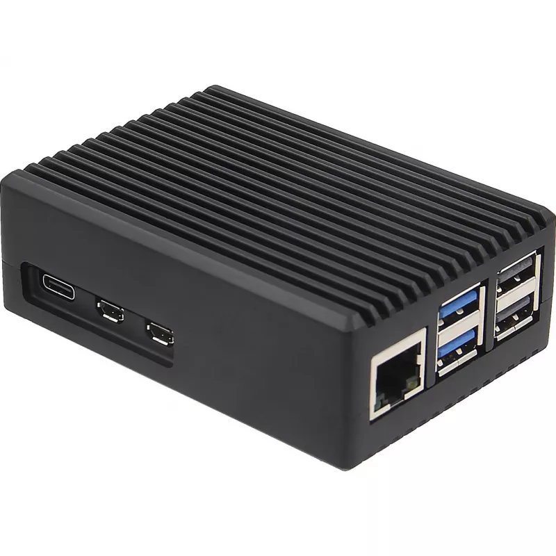 INTER-TECH ODS-739 korpuss Raspberry Pi 5 — kompakts dizains