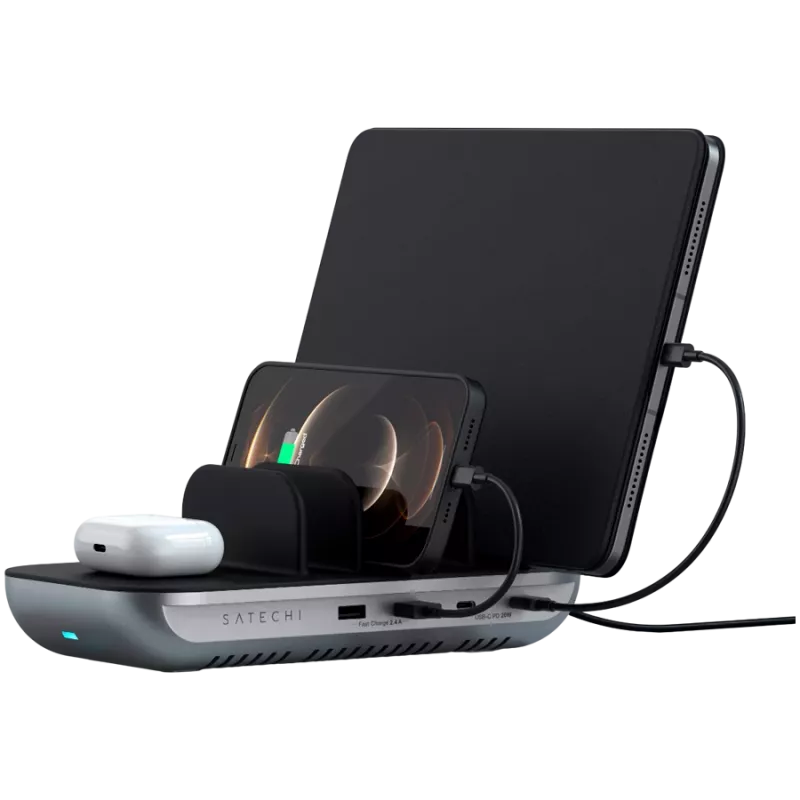 Satechi Dock5 Daudzietīrīšu Lādēšanas Statīvs