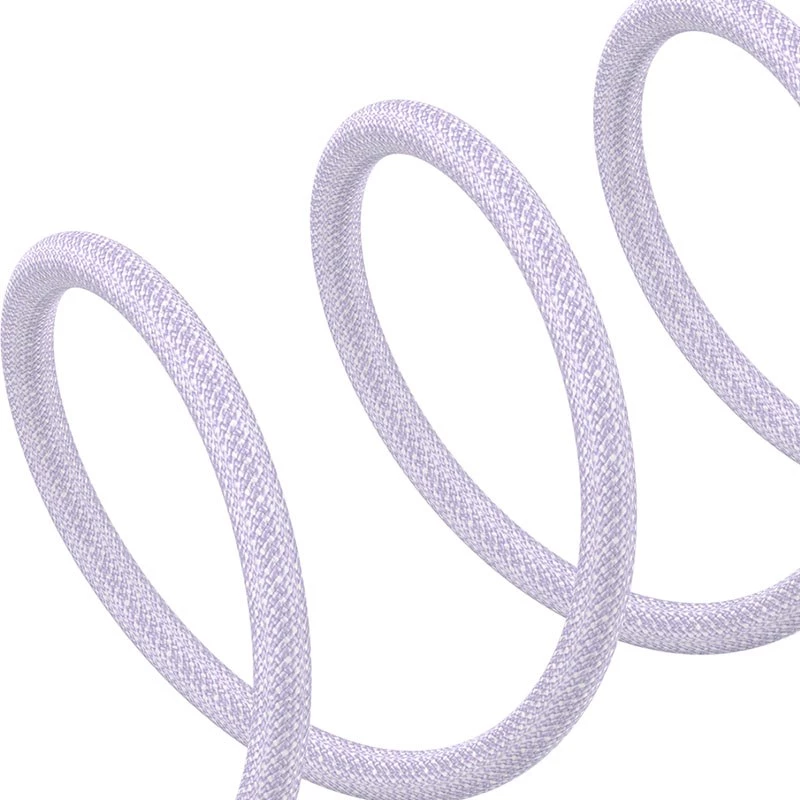 USB-C uz Lightning ātrās uzlādes kabelis Baseus Gem 1 m 20 W Violeta, neilona pīte, 7-pin Lightning