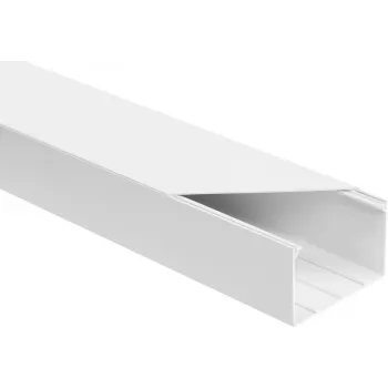 Elektroinstalācijas sloksne OEM 5961Z balta LS 90×60 mm, 2 m — iepakojumā 8 gab.