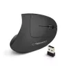 Bezvadu pele ESPERANZA EM133 — ergonomiska labai rokai, 1600 DPI, 6 pogas, 2.4 GHz USB nano uztvērējs, 10 m darbības rādiuss, melna