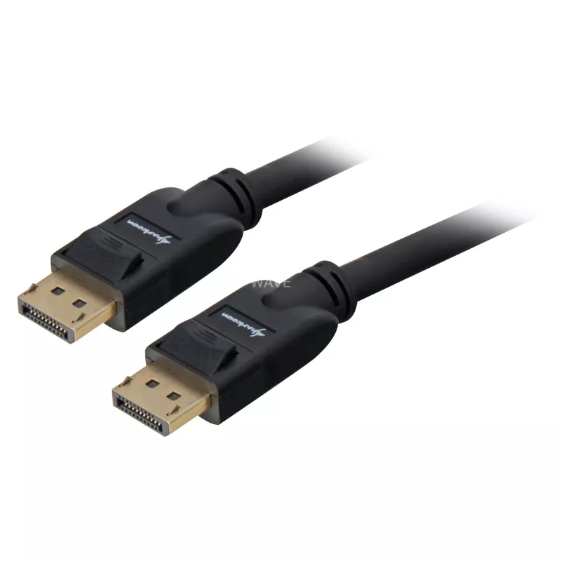 Sharkoon DisplayPort 1.3 kabelis, 3 m, melns, 4K