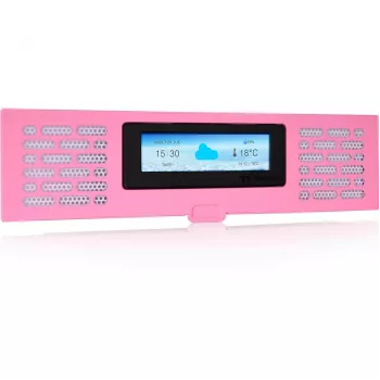 LCD paneļa komplekts Thermaltake AC-067-OOANAN-A1 Mini Tornis Rozā 5V 14W