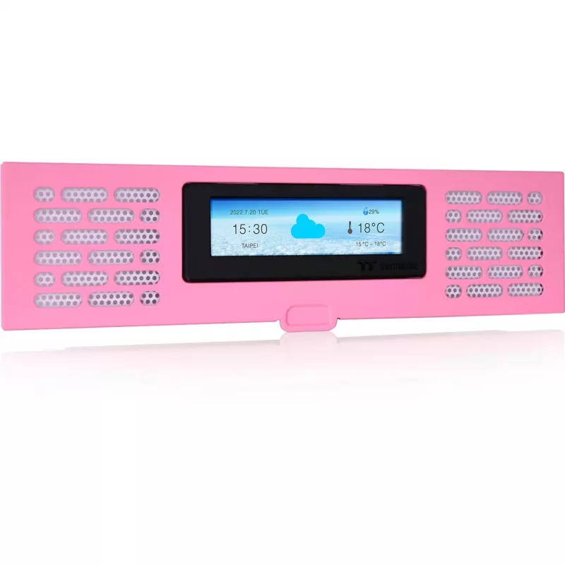 Thermaltake AC-067-OOANAN-A1 LCD paneļa komplekts korpusam The Tower 200, rozā krāsā