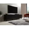 TV skapis cama meble ETNA 200 x 42 x 52 cm, matēts melns, skaidu plātnes virsma