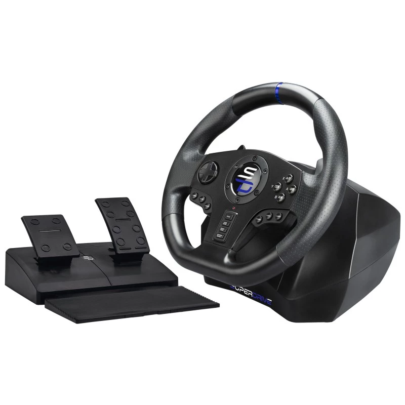 Stūre + Pedāļi Subsonic SV750 Melns 270° Rotācija USB