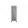LANBERG 19 collu 32U stāvošais skapis 600×600 mm pelēks ar perforētām durvīm un LCD (plakanā iepakojumā)