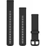 Garmin 010-12932-64 Melna silikona siksniņa