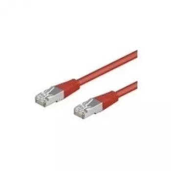 Wentronic Goobay CAT 5e Patch Kabelis, SF/UTP, Sarkans, 0.5 m - CCA Vara Maisījums (68031)