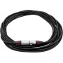 PSSO XLR kabelis 3-pin, 10 m, melns, Neutrik savienotāji