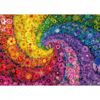 Colourful Blossom Swirl, Puzle 2000 gabali