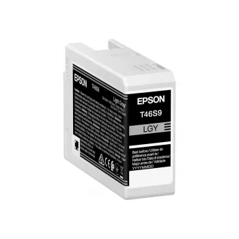 Oriģinālā Epson UltraChrome Pro 10 T46S9 Light Gray tintas kasetne – gaiši pelēka
