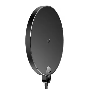 Baseus CCED000001 bezvadu lādētājs austiņām un viedtālruņiem, melns, USB, iekštelpām