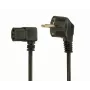 Strāvas kabelis leņķveida VDE 1.5m / PC-186A-VDE1B-1.5M GEMBIRD