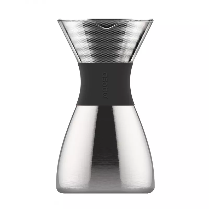 Asobu PourOver Cold brew kafijas pagatavotājs Melns, Sudrabs