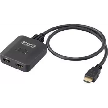 SpeaKa Professional SP-HDMIBS-100 2+1 Portu HDMI-Slēdzis divvirzienu 7680 x 4320 (SP-13456272)