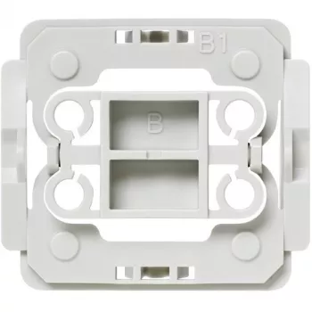 Montējams Homematic IP EQ3-ADA-B1 korpuss — 58×18×52 mm, balts