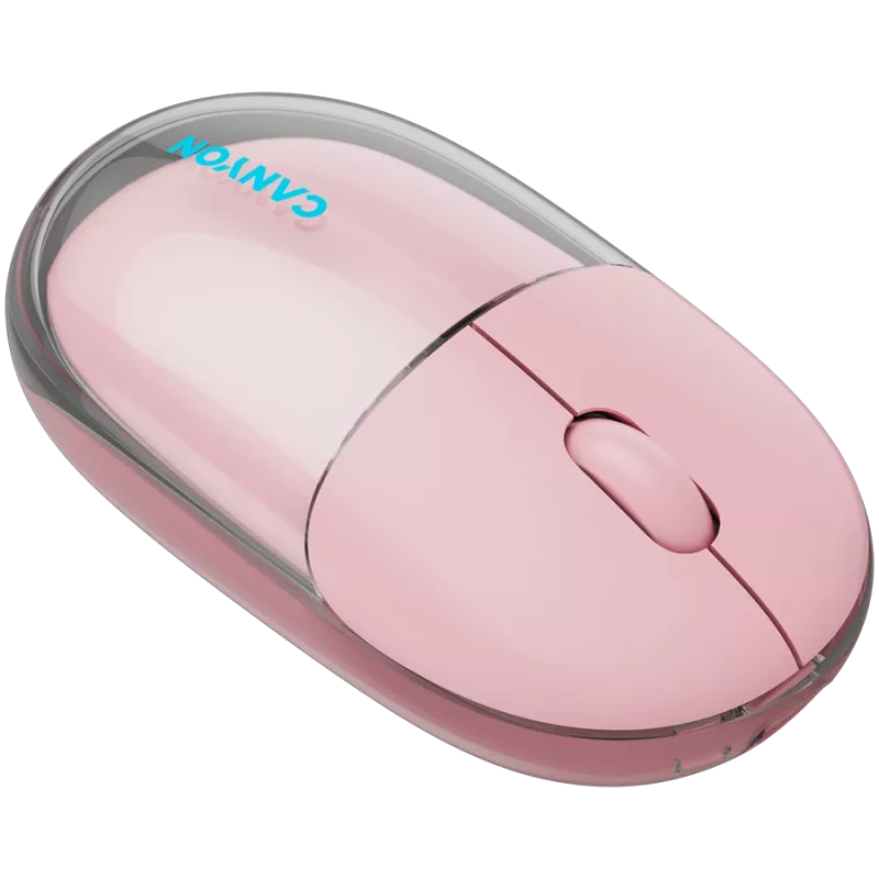 CANYONE pele OnClick 24 BT/Bezvadu Caurspīdīga/Rozā