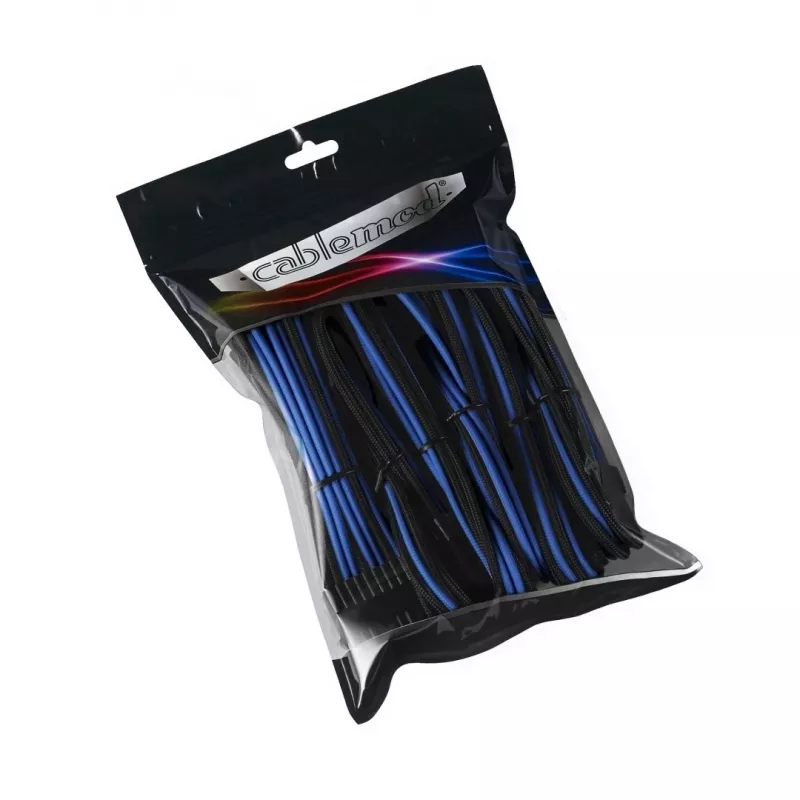 Iekšējais strāvas pagarinātājkabelis CableMod CM-PCAB-BKIT-NKKB-3PK-R Melns Zils 250mm