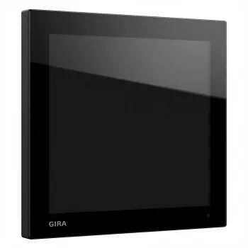 Gira G1 (2. paaudze) 208705 pieskāriena panelis melns — viedās mājas centrālā vadības ierīce bez WLAN