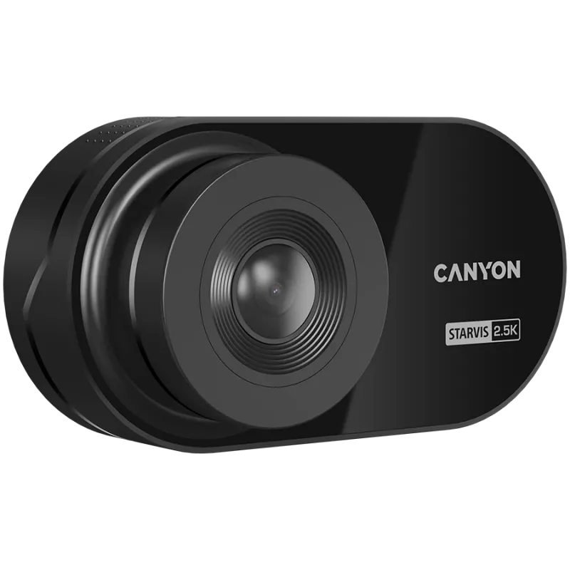 Canyon Dashcam DVR25 WQHD/2.5K/WiFi/App/SD karte melna