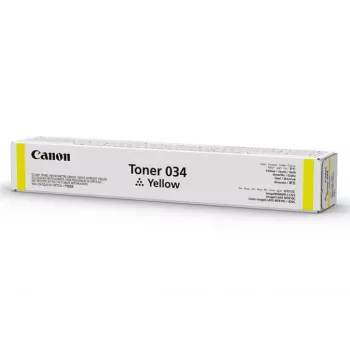 Canon 034 toner kasetne 1 gab. Oriģināla Dzeltena
