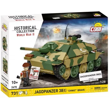 Cobi Blocks Jagdpanzer 38t Brave konstrukcijas komplekts, 731 detaļa