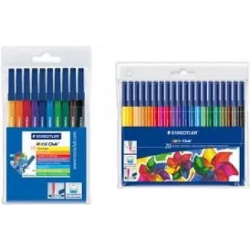 20 STAEDTLER Noris 326 flomāsteri, dažādas krāsas (326 WP20)