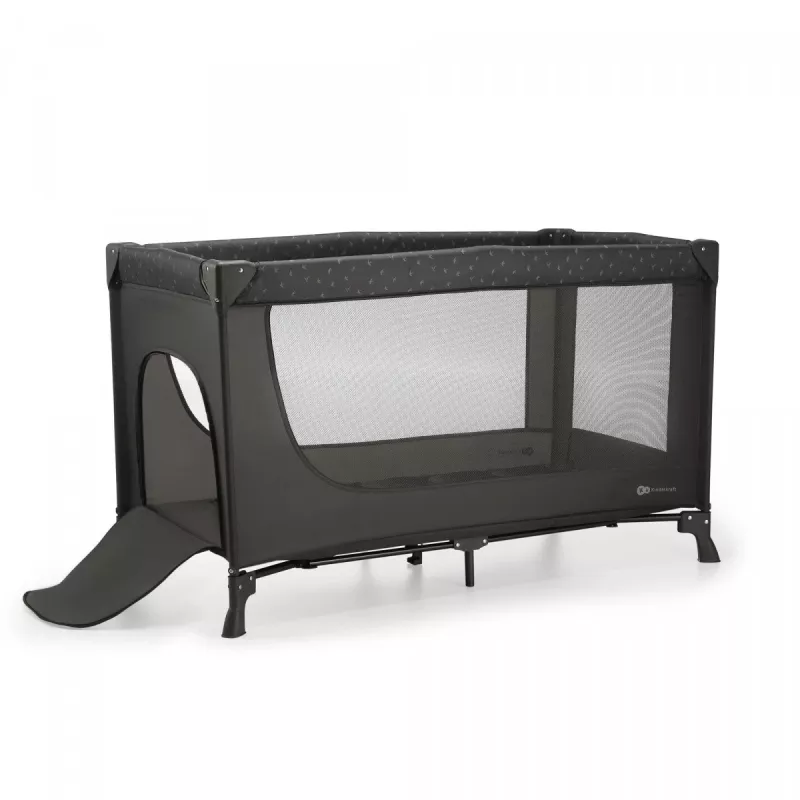KinderKraft ceļojumu gultiņa JOY LIGHT GREY