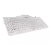 Tastatūra CHERRY KC 1000 SC vadu, ar viedkartes lasītāju, gaiši pelēka, USB, QWERTY UK