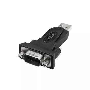 LogiLink AU0002F RS-232 USB 2.0 adapteris melns