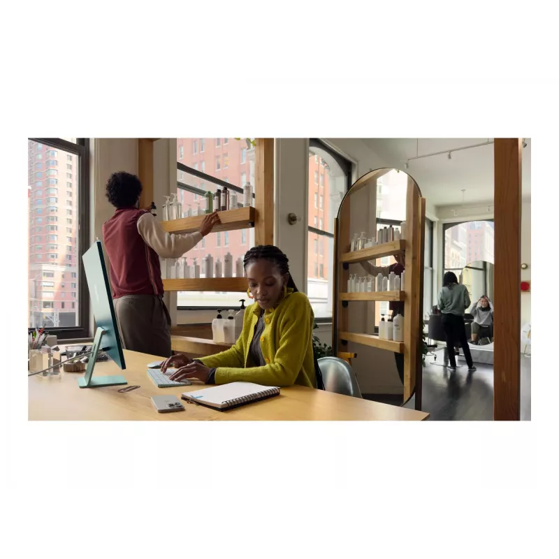 Apple iMac 24 collu: M4 10/10, 16GB, 512GB SSD - Zaļš