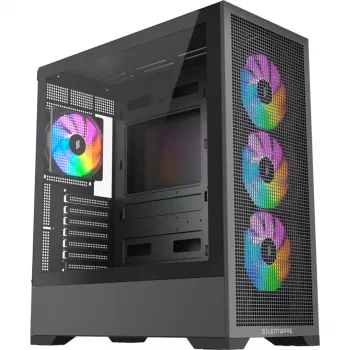 PC korpuss Silentware Core 100 A-RGB Melns