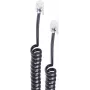 shiverpeaks ®-BASIC-S-Telefona klausules savītais kabelis 2x 4P4C, balts, 4,0 m (BS70134)