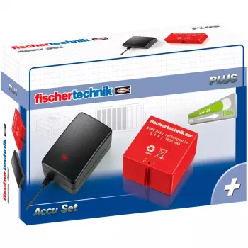 Akumulatoru lādētājs Fischertechnik 34969 NiMH 1500mAh 8,4V Melns Sarkans