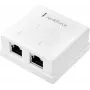 Renkforce tīkla adapteris virsmas montāžai CAT 6 2 porti balts (RF-4540914)