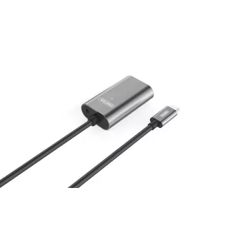 USB kabelis UNITEK U305A 5m USB 3.2 Gen 1 USB C pelēks