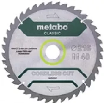 Metāla zāģa asmens Metabo 628065000 21.6 cm, urbums 3 cm