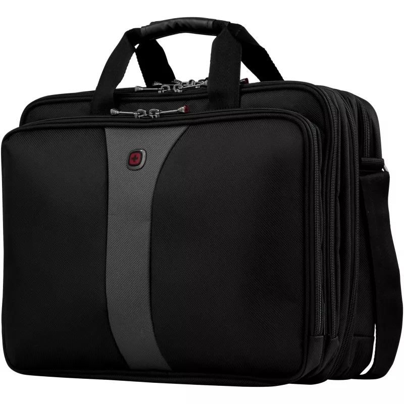 Wenger/SwissGear Legacy 17 portfeļa soma 43.2 cm (17 inch) Melna, Pelēka