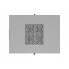 19 collu 32U LANBERG stāvošs skapis 600×800 mm pelēks ar stikla durvīm un LCD (Flat Pack)
