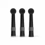 happybrush ECO R2 nomaināmās birstes galviņas, melnas, 3 gab.