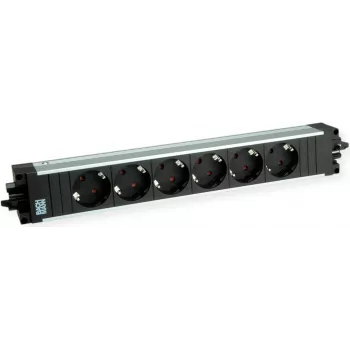 Bachmann STEP ALU 906.18804 pagarinātājs ar 6x CEE 7/3 ligzdām, GST18