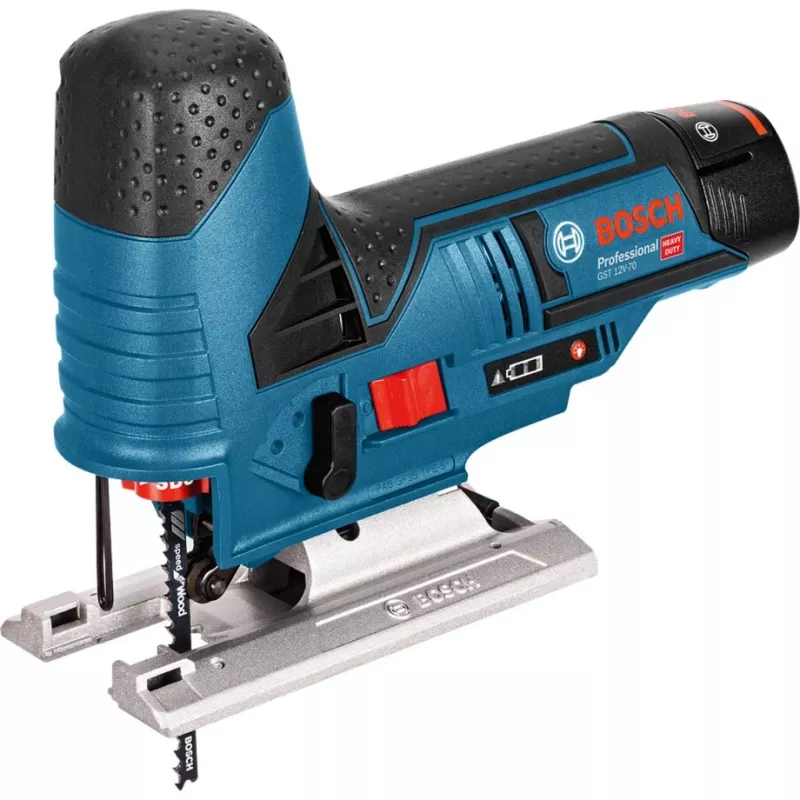 Akumulatora finierzāģis GST 12V-70 Professional, 12 V (zils/melns, 2x Li-Ion akumulators 3,0 Ah, L-BOXX)